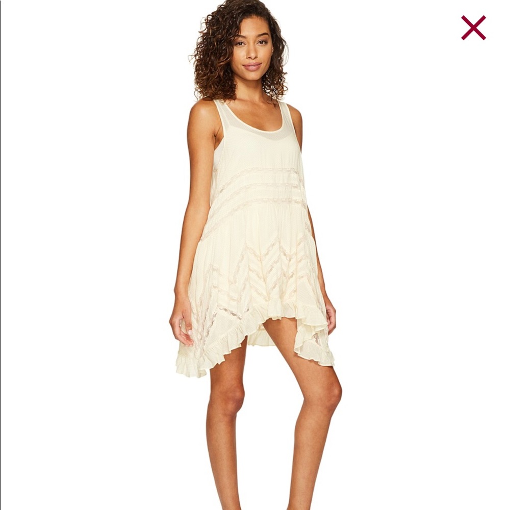 Free People voile trapeze slip dress